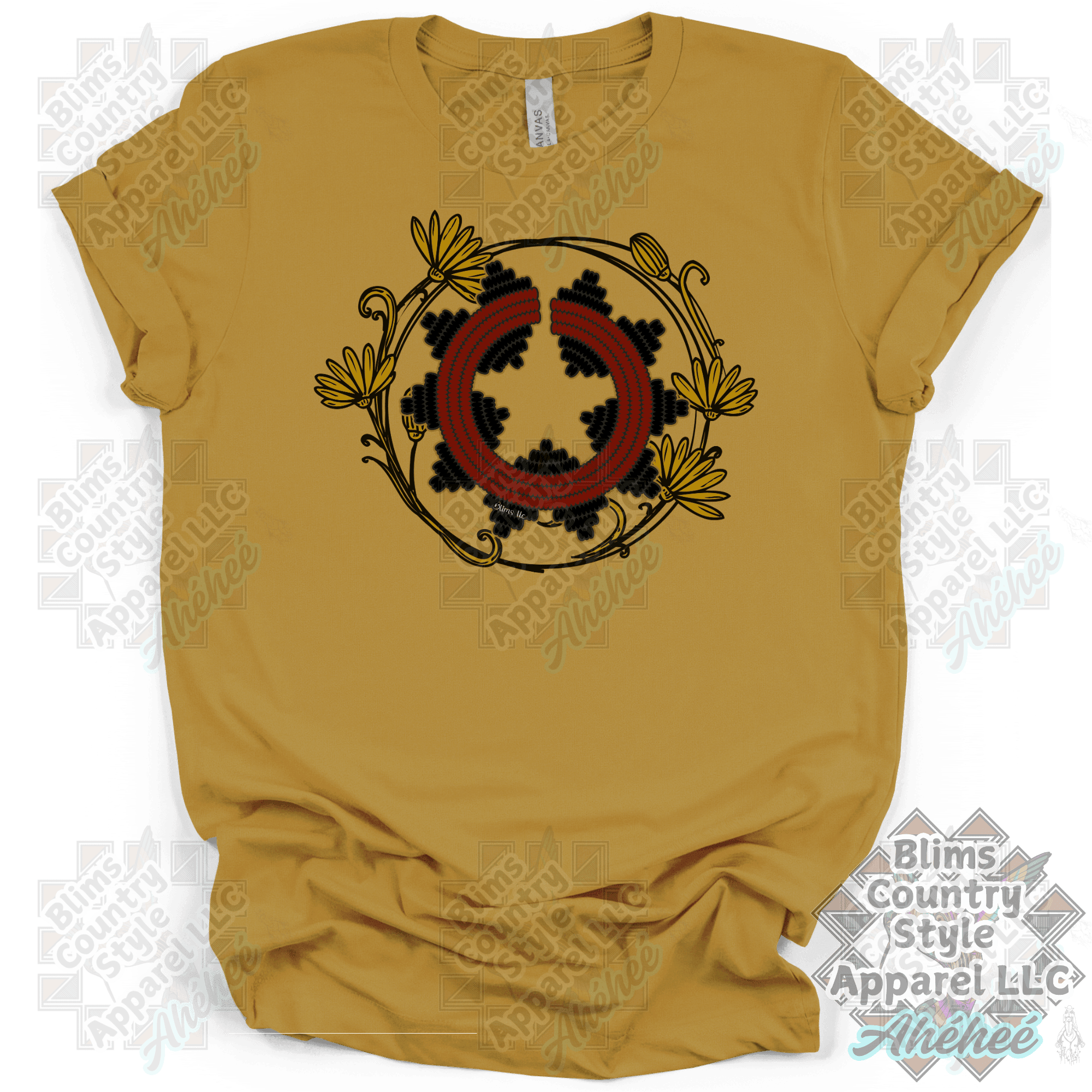 Floral Navajo Basket T-shirt