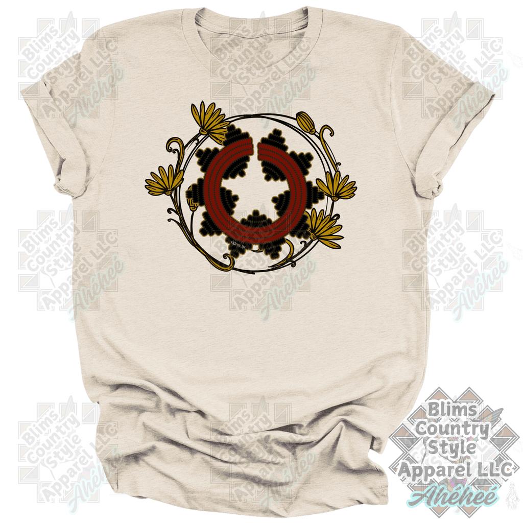 Floral Navajo Basket T-shirt