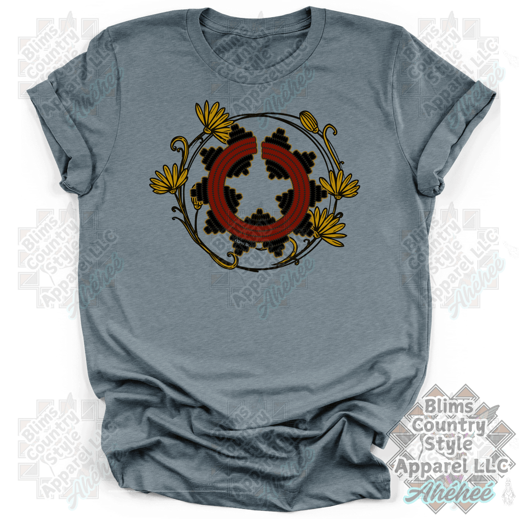 Floral Navajo Basket T-shirt