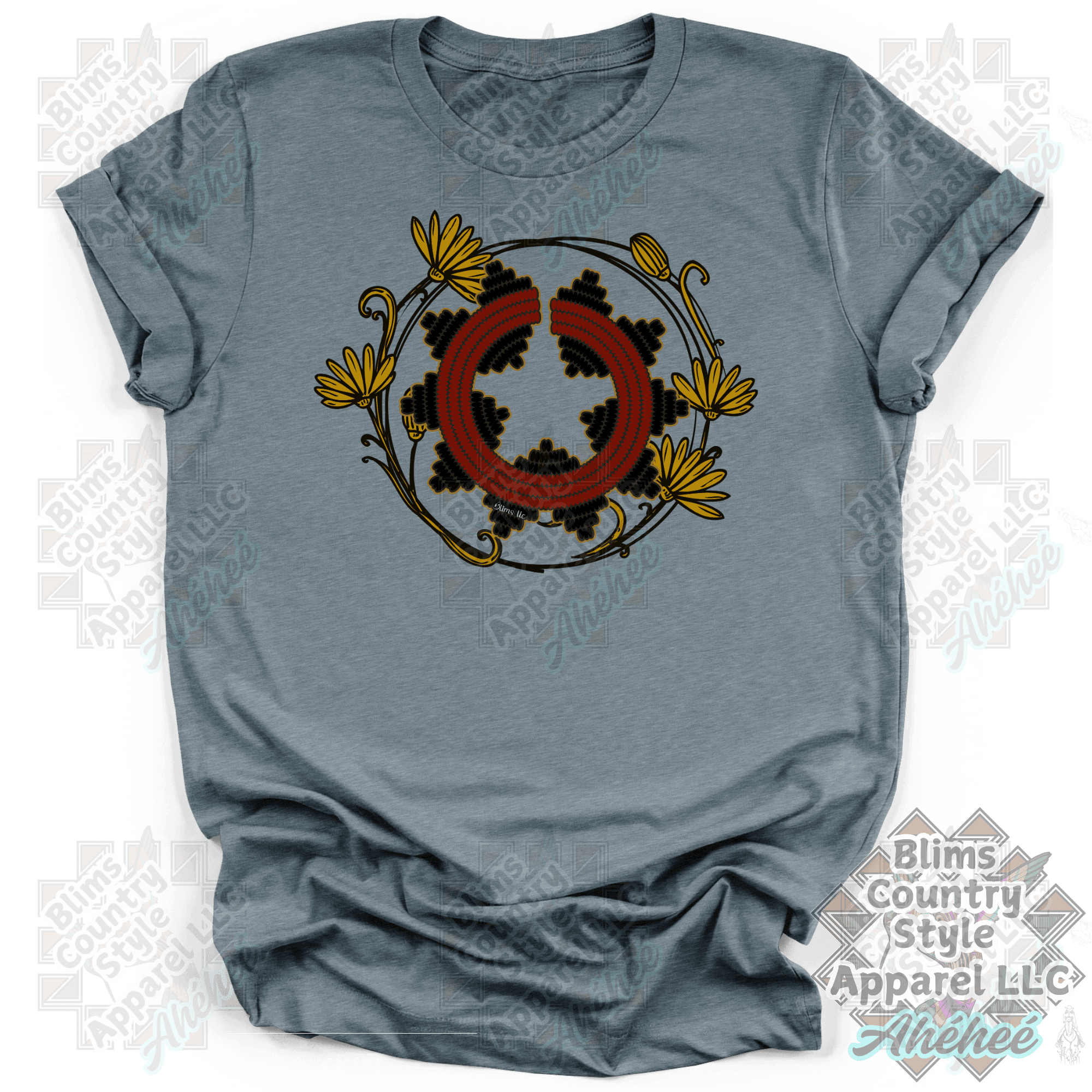 Floral Navajo Basket T-shirt