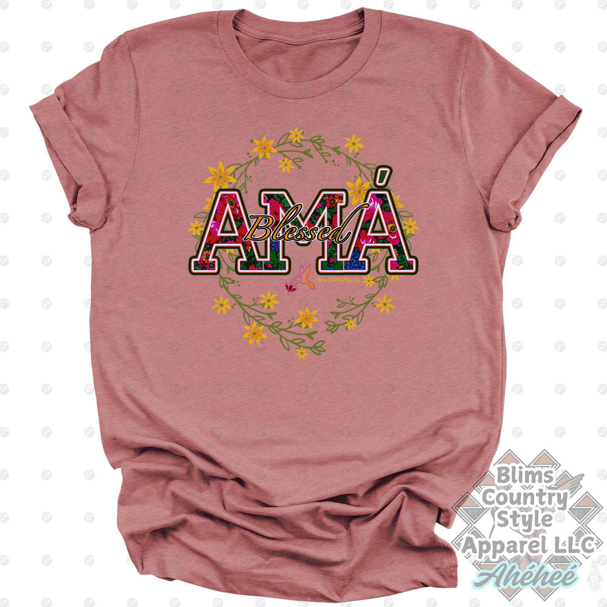 Blessed Amá Short Sleeve T-shirt