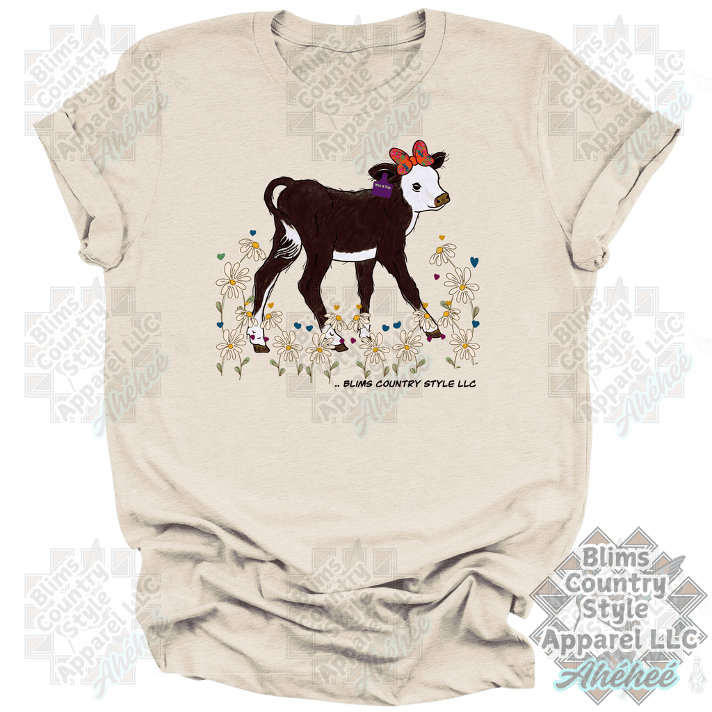Wild And Free Baby Calf  T-shirt